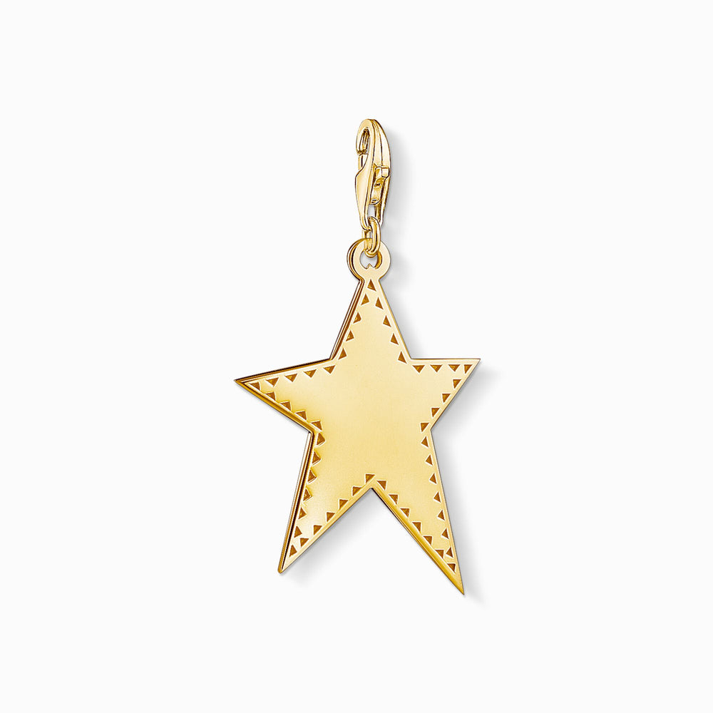 Thomas Sabo Golden Star Pendant Charm