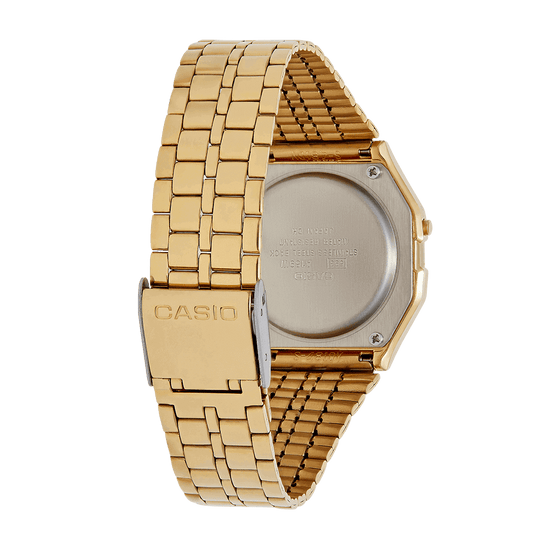 Casio Vintage Gold Stainless Steel Digital Watch A158WETG-9AEF