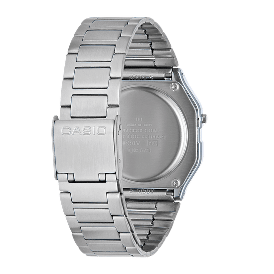 Load image into Gallery viewer, Casio Vintage Retro Silver Stainless Steel Digital Watch A163WA-1QES
