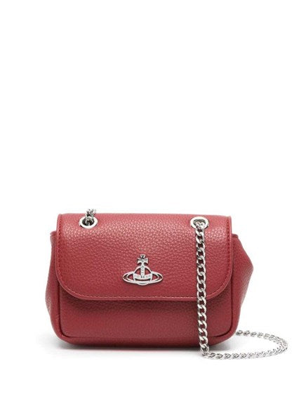 Vivienne Westwood  Re-Vegan Grain Small Purse with Chain