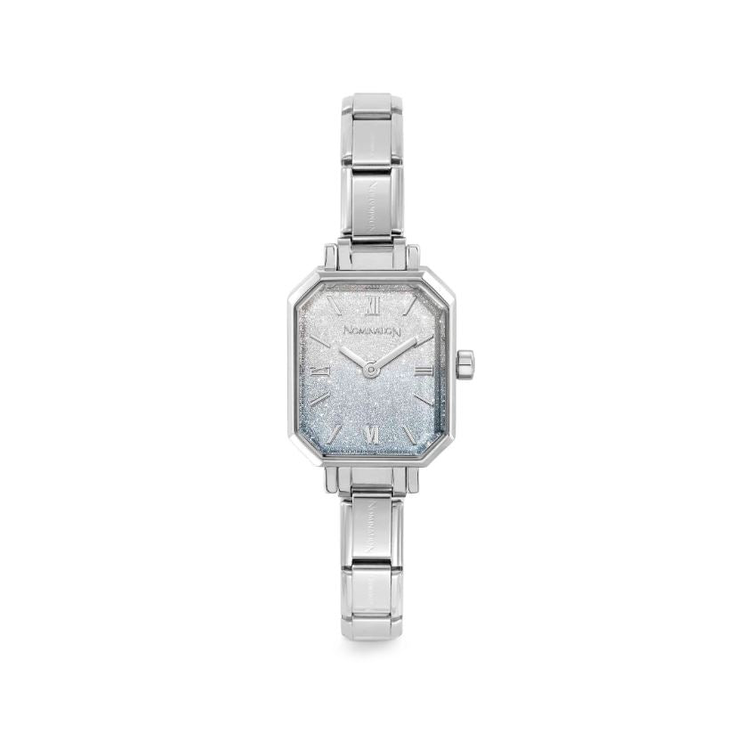 Nomination Paris Watch Colour Fade Glitter Light Blue-Silver Dial
