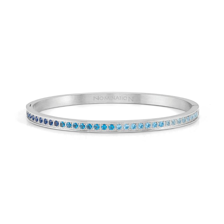 Nomination Pretty Bangles Bracelet with Blue CZ