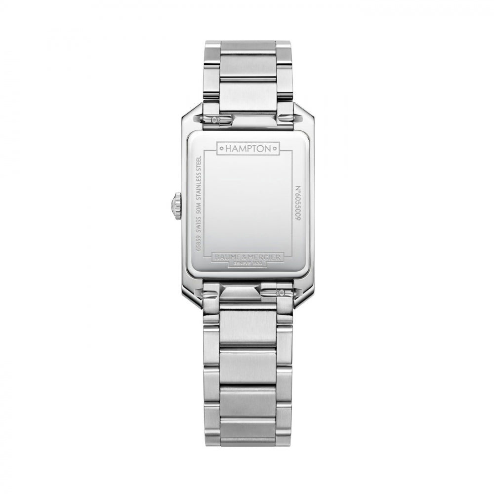 
                      
                        Baume & Mercier Ladies Stainless Steel Hampton watch
                      
                    