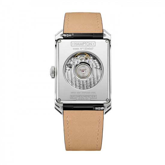 Baume & Mercier Hampton Small Seconds Mens Silver Watch