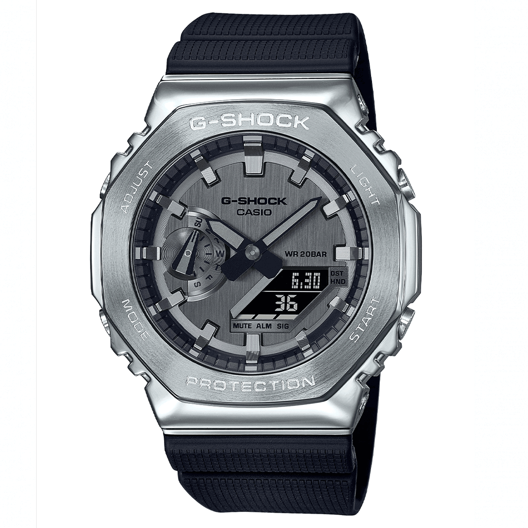 Casio G-Shock Mens Grey Resin Strap Watch