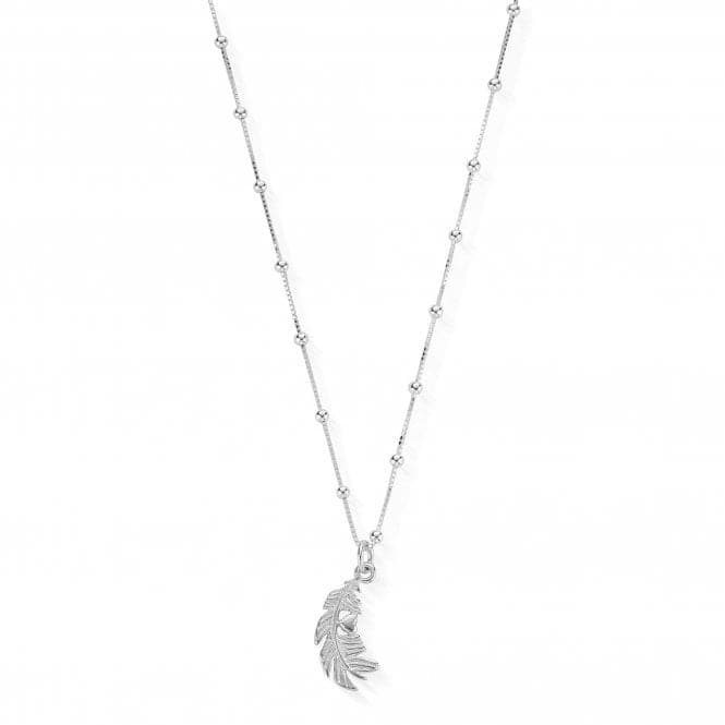 ChloBo Necklace with Feather Heart Pendant