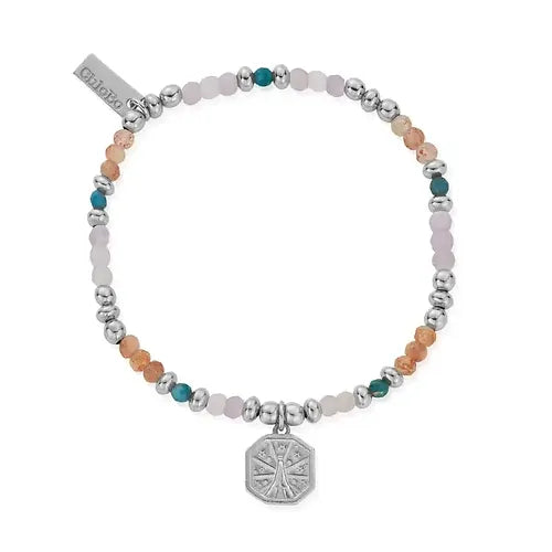 ChloBo Silver Divine Connection Bracelet - Guidance and Encouragement