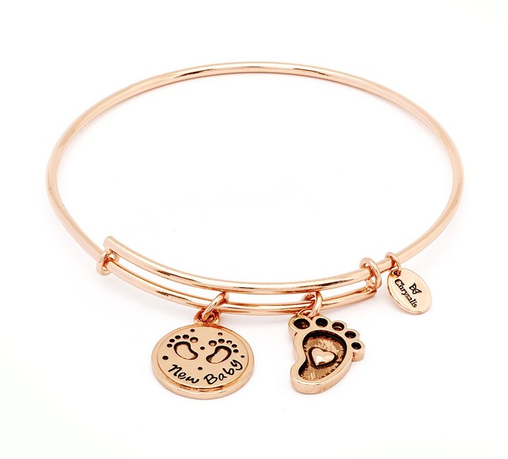 Rose Gold Tone Baby Bangle