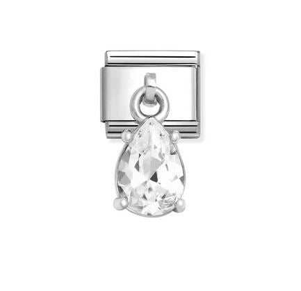 Nomination CZ Pear Dangle Drop