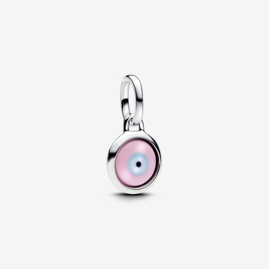 Pandora Engravable Evil Eye Murano Glass Charm