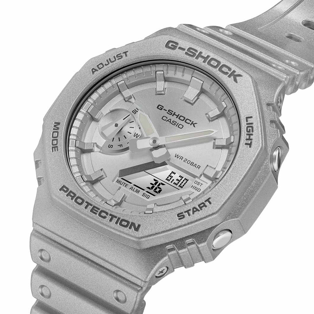 
                      
                        G-Shock Forgotten Future Silver Watch GA-2100FF-8AER
                      
                    