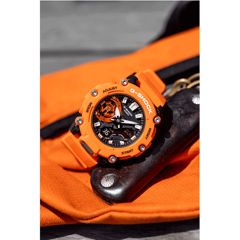 
                      
                        Casio G-Shock Carbon Core Guard Orange Men's Watch
                      
                    