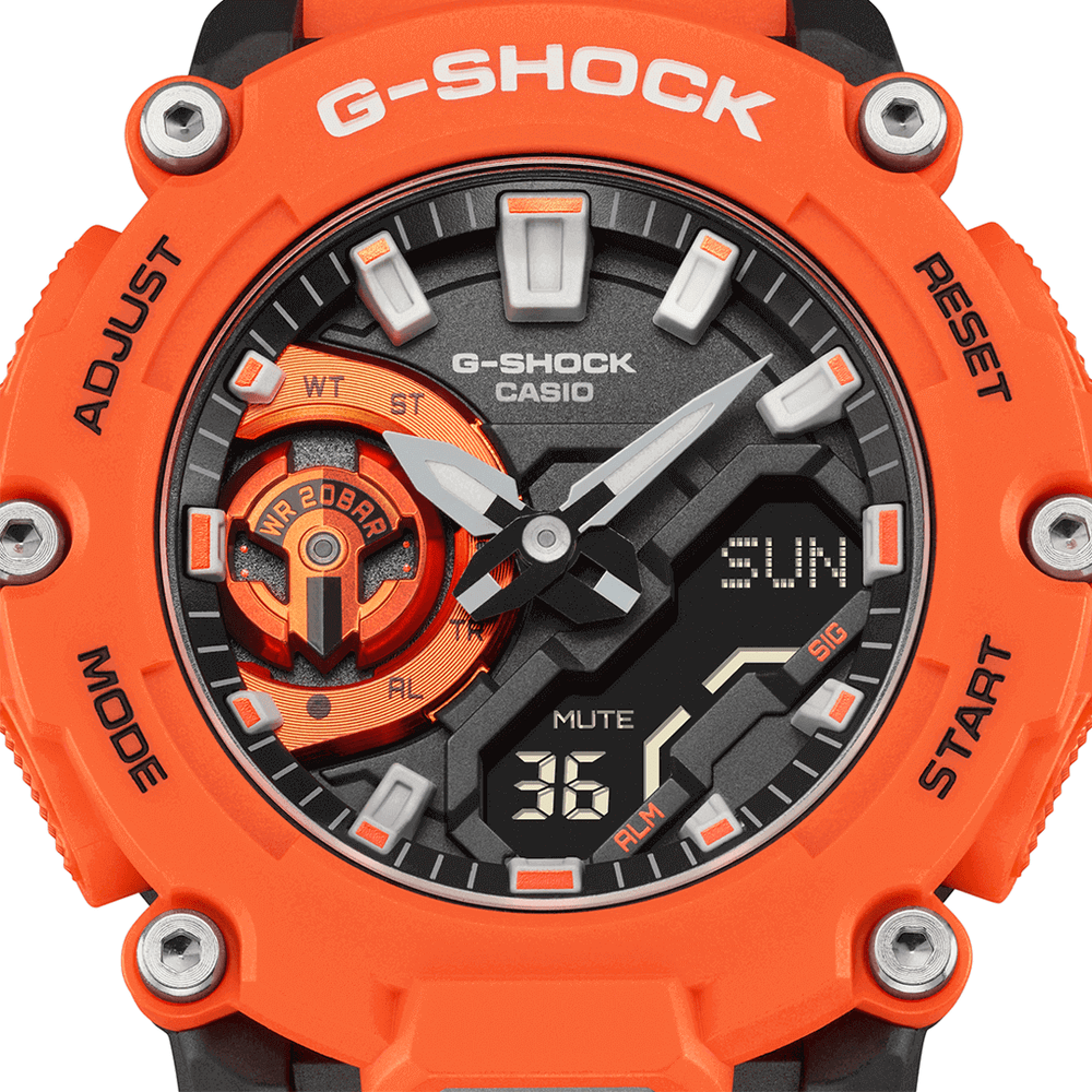 
                      
                        Casio G-Shock Carbon Core Guard Orange Men's Watch
                      
                    