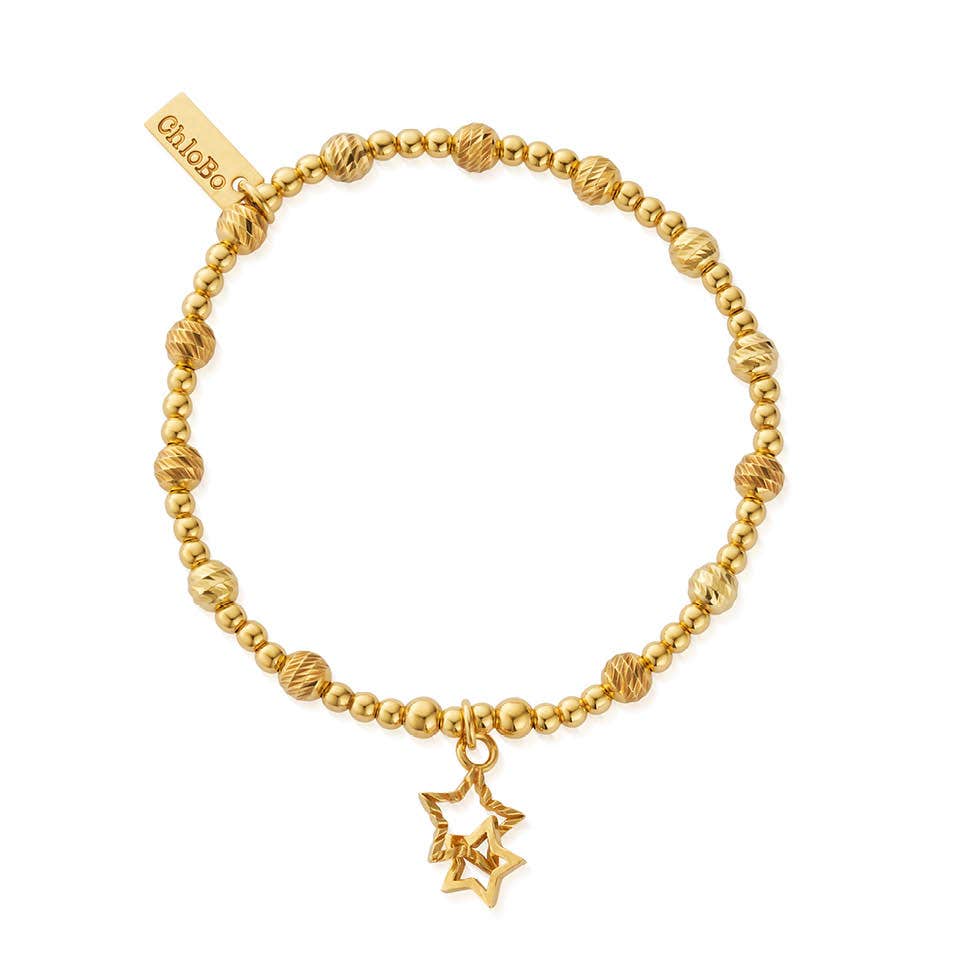 ChloBo Sparkle Interlocking Star Bracelet