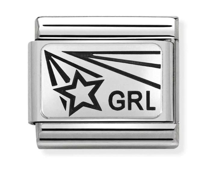 Nomination Classic Link with ‘GRL’ & Star