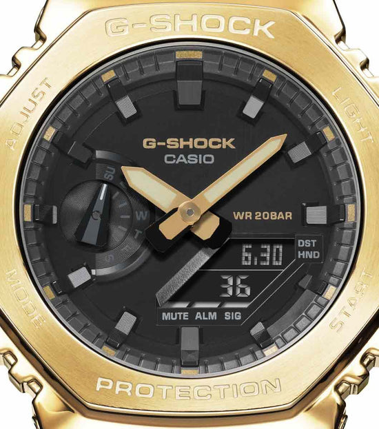 Casio G-Shock Black X Gold 2100 Series Watch