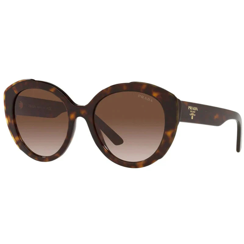 Prada Womens Brown Tortoiseshell Women's Sunglasses