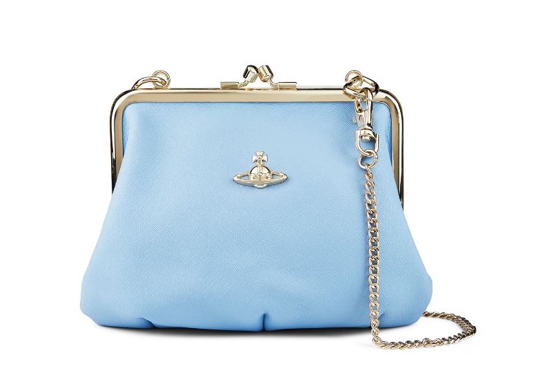 
                      
                        Vivienne Westwood Johanna Frame Purse Light Blue
                      
                    