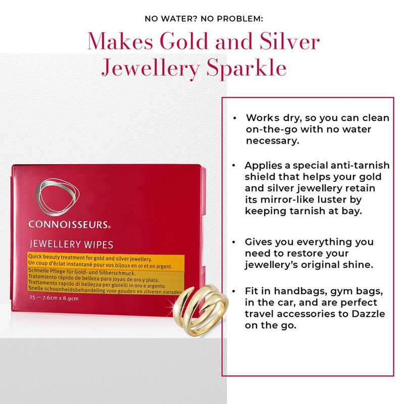
                      
                        Connoisseurs Jewellery Wipes
                      
                    