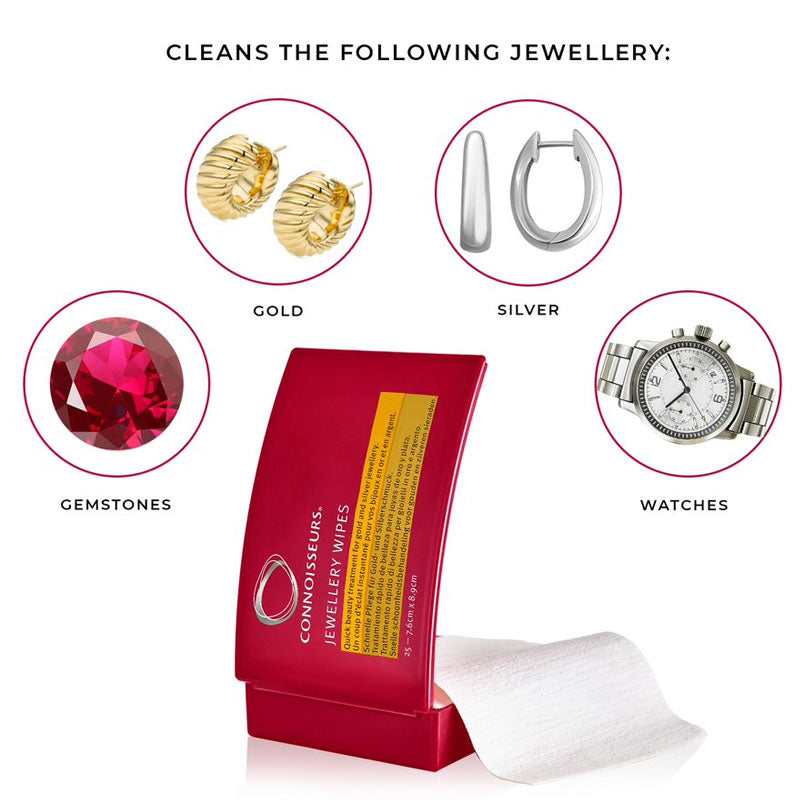 
                      
                        Connoisseurs Jewellery Wipes
                      
                    