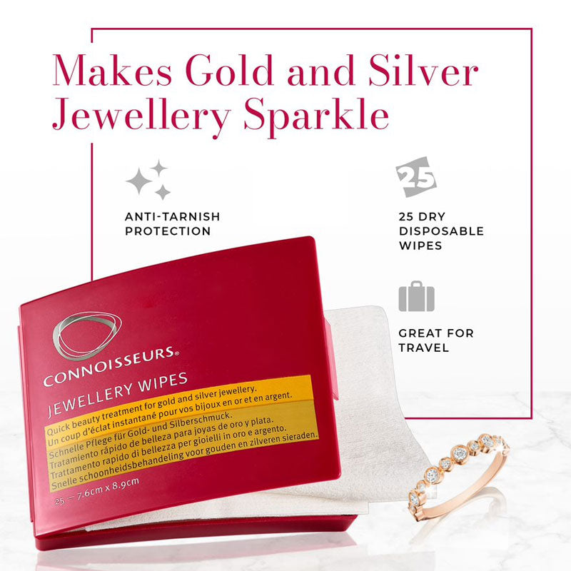 
                      
                        Connoisseurs Jewellery Wipes
                      
                    
