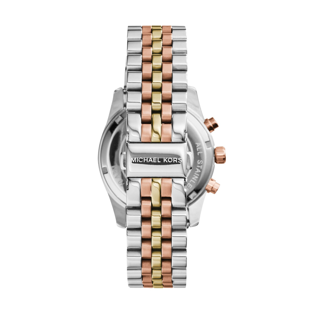 
                      
                        Michael Kors Lexington Tri-Tone Ladies Watch
                      
                    