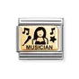 Nomination Classic Gold Female Musician Charm