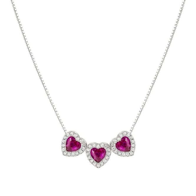 Nomination 'All my love' CZ Three Heart Necklace