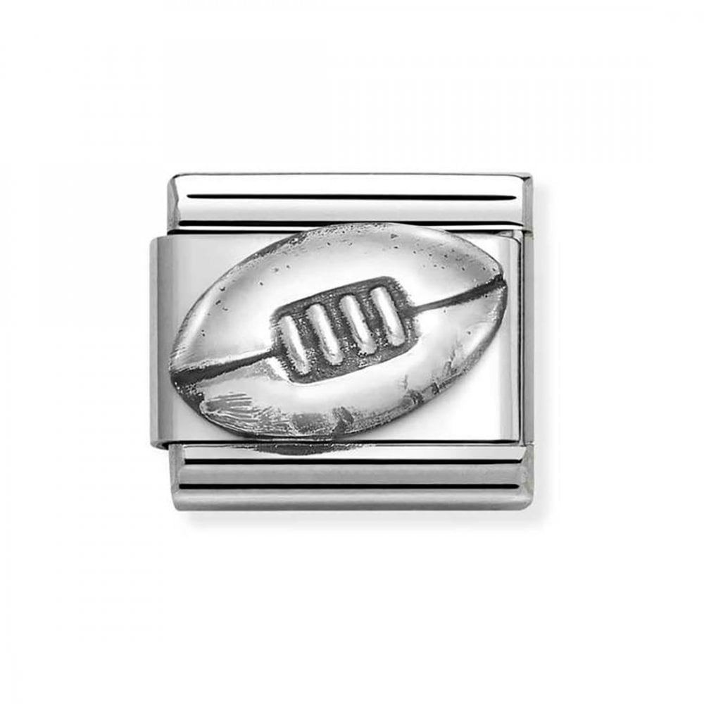 
                      
                        Nomination Classic Silver Rugby Ball Charm
                      
                    