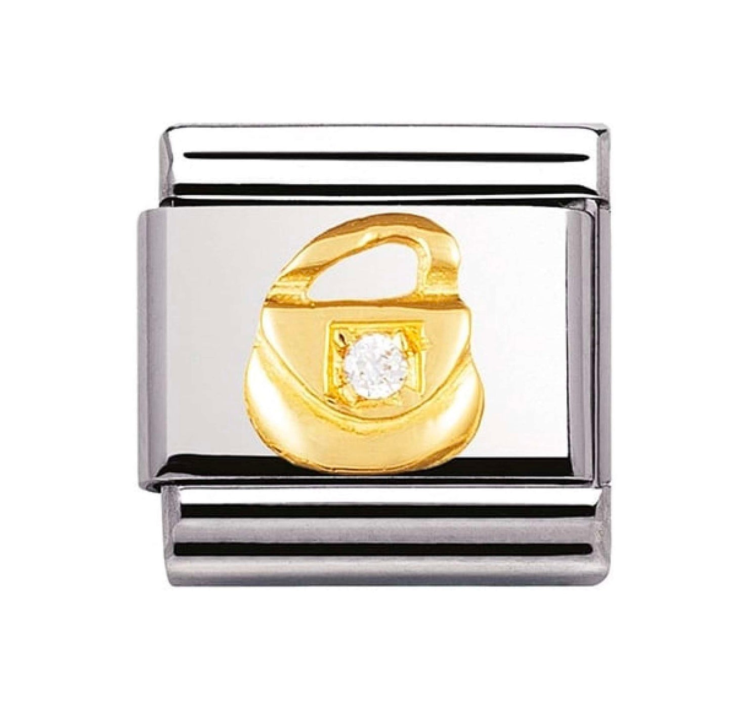 NOMINATION Gold Handbag CZ Charm
