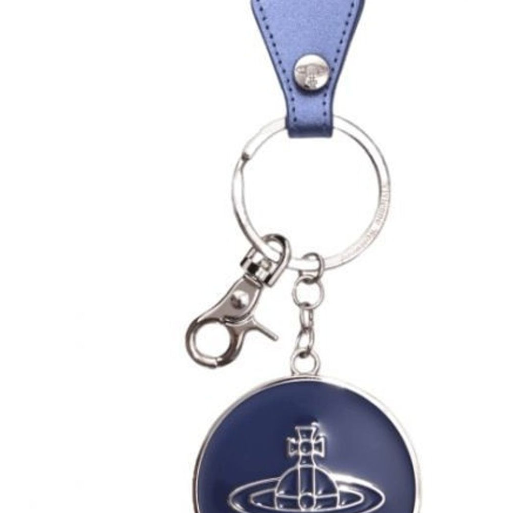 Vivienne Westwood Pearlised Leather Thin Keyring