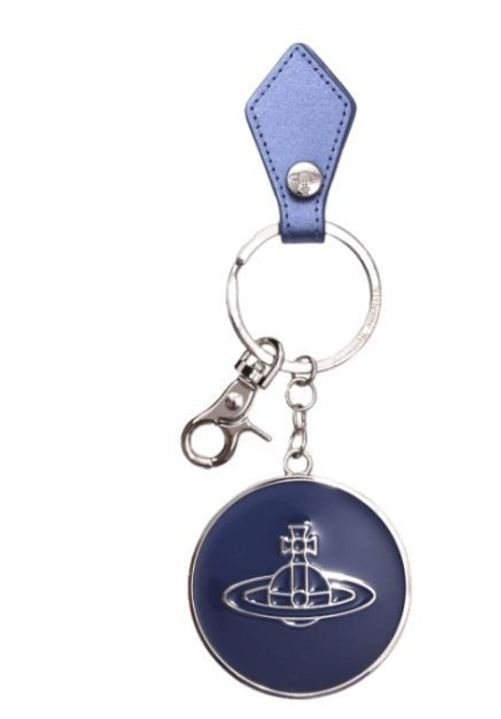 Vivienne Westwood Pearlised Leather Thin Keyring