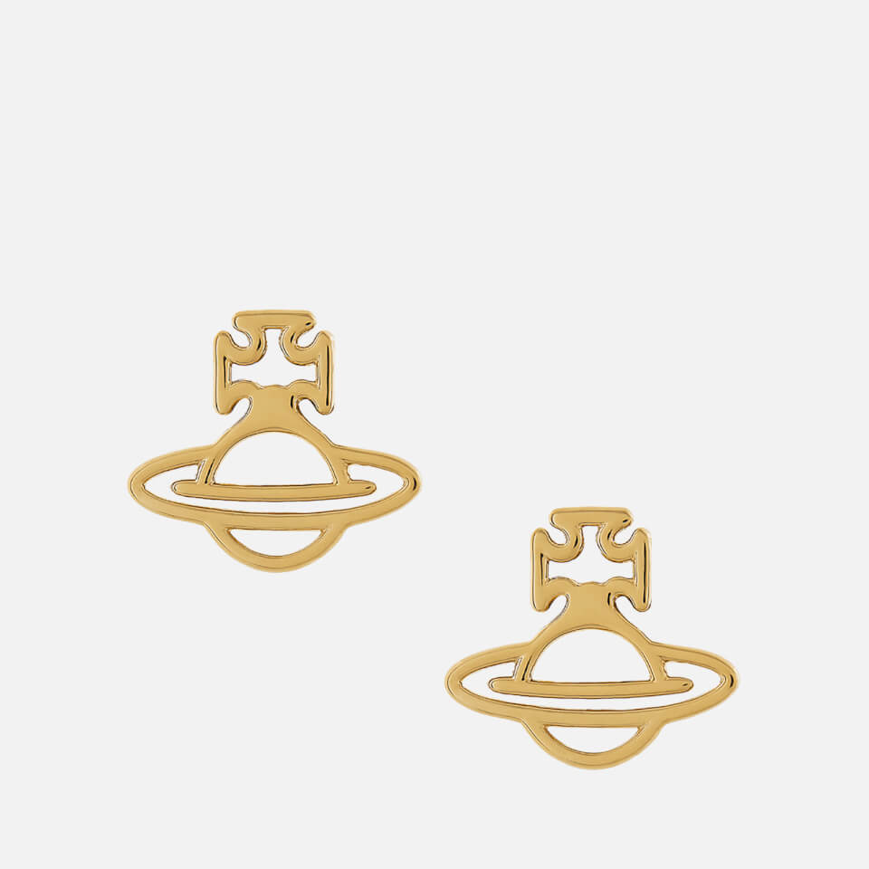 Vivienne Westwood Gold Tone Perla Earrings