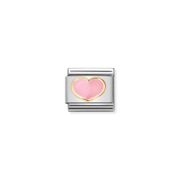 Nomination Classic Link Pink Heart