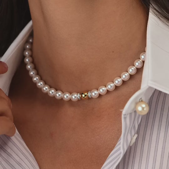 Ti Sento Pearl Necklace