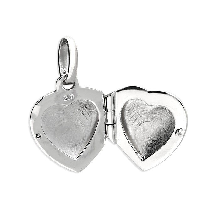 
                      
                        Coe & Co Sterling Silver Small Heart Locket & Chain
                      
                    