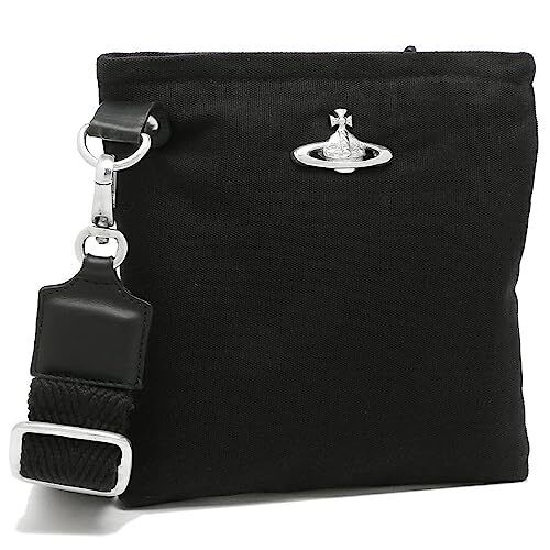 Vivienne Westwood Black Jones Square Crossbody Bag