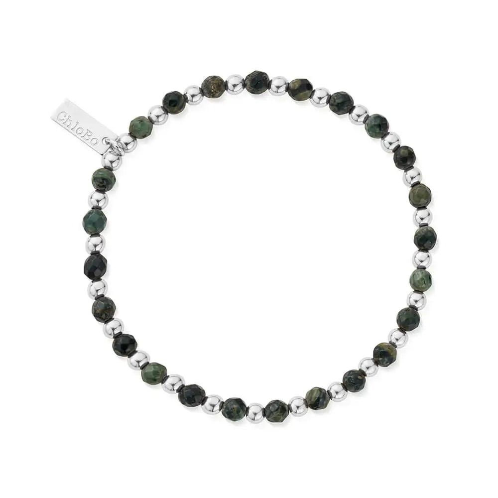 ChloBo Men's Kambaba Jasper Ball Bracelet