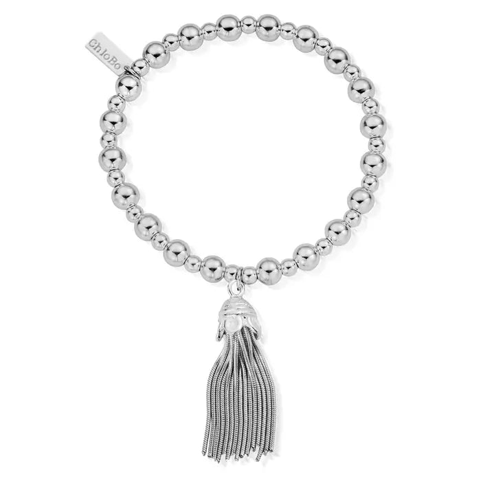 Chlobo Mini Small Ball Tassel Bracelet