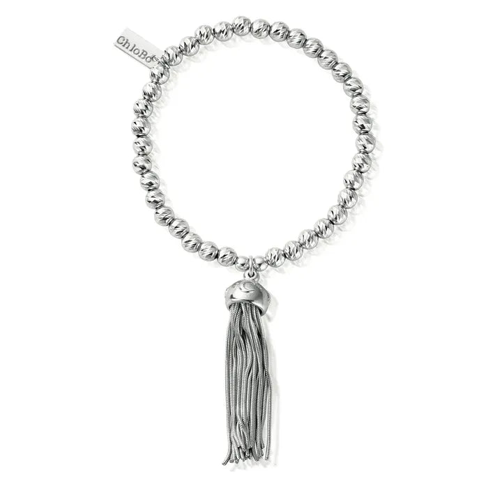 Chlobo Sparkle Ball Tassel Bracelet