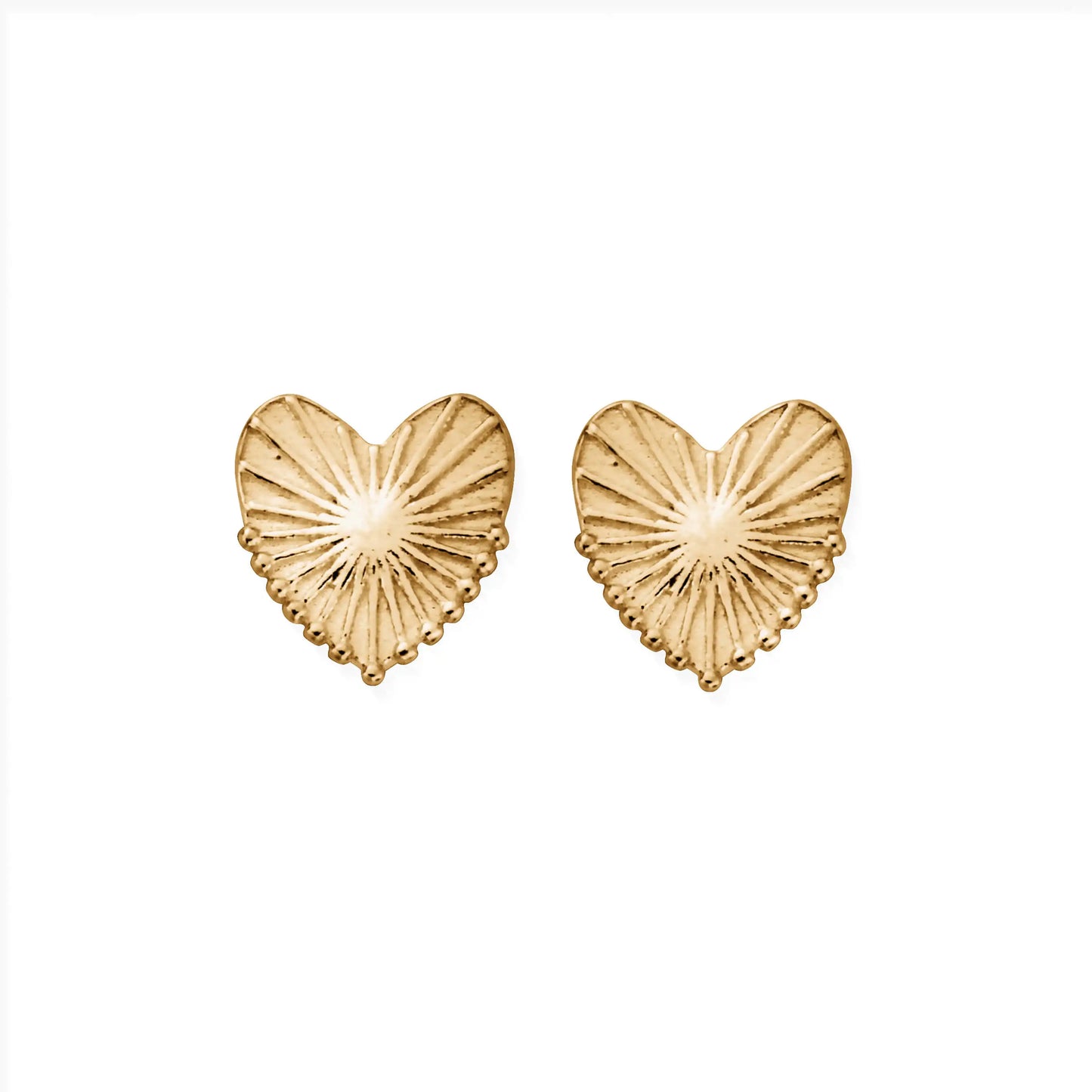 Chlobo Glowing Beauty Stud Earrings Gold