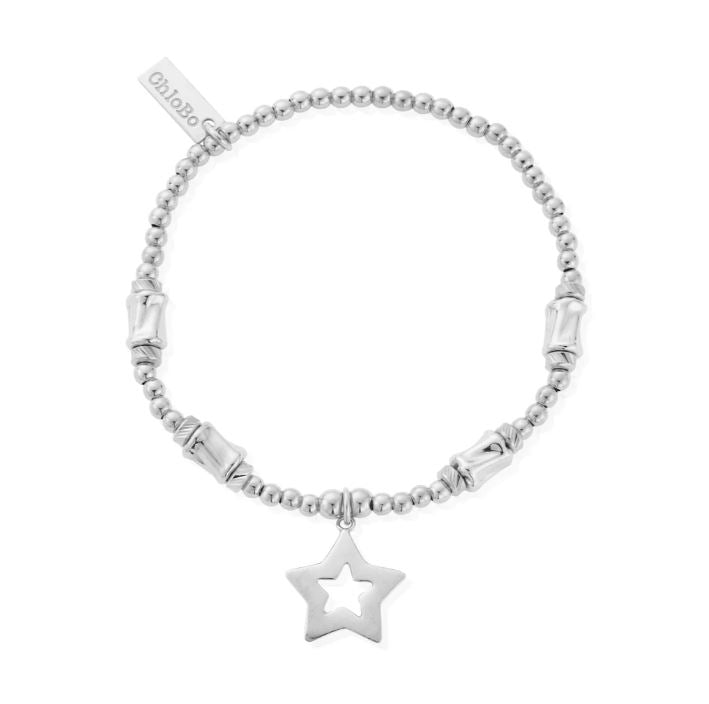ChloBo Cute Charm Chunky Twist Open Star Bracelet