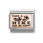 
                      
                        Nomination Classic Rose Gold Take a Hike & Be Happy Charm
                      
                    