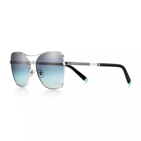 Tiffany & Co Diamond Point Silver Sunglasses