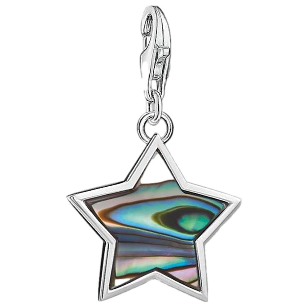 Thomas Sabo Silver Shimmering Gradient Star Pendant Charm