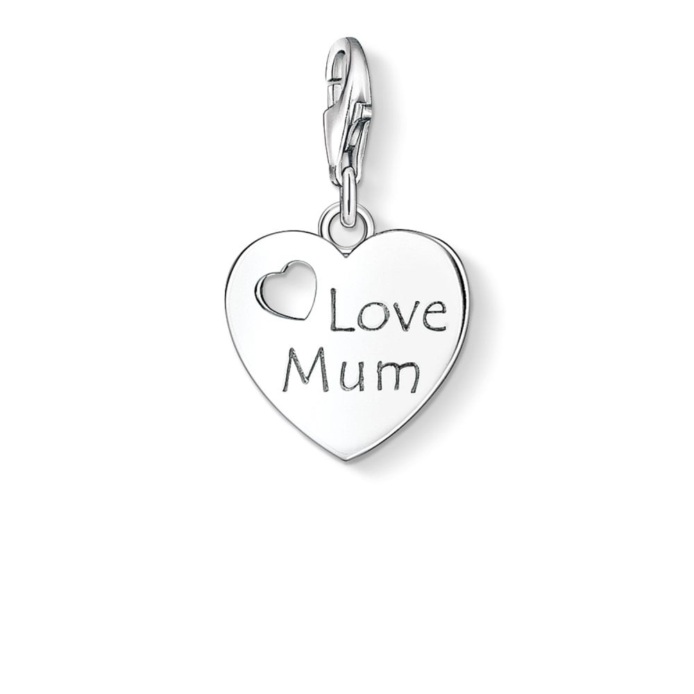 Thomas Sabo Silver Love Mum Pendant Charm