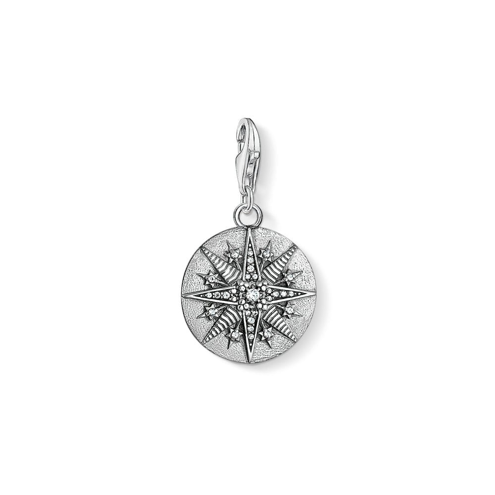 Thomas Sabo Silver Star Coin Pendant Charm