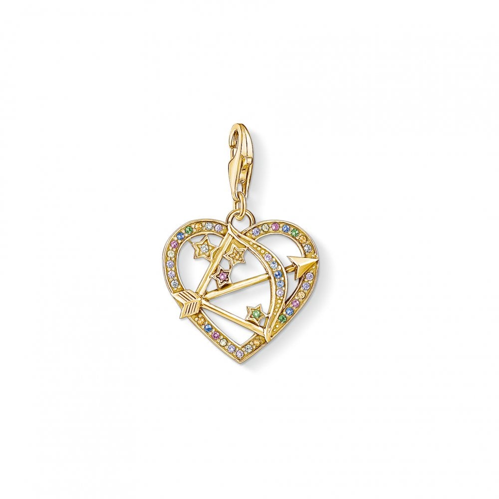 
                      
                        Thomas Sabo Multicoloured Gold Cupids Arrow Pendant Charm
                      
                    