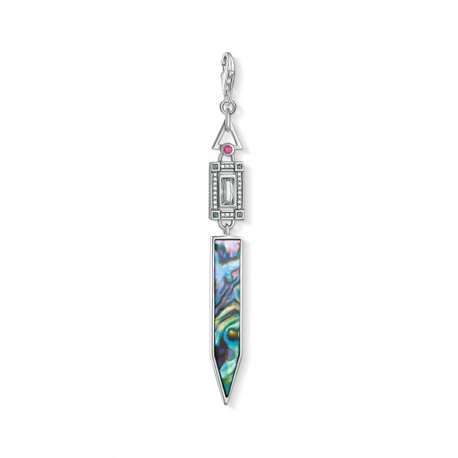 Thomas Sabo Silver Abalone Mother Of Pearl Pendant Charm