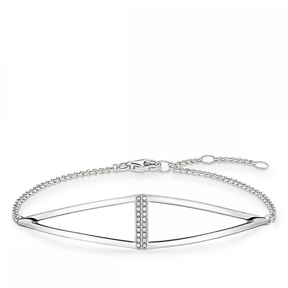 Thomas Sabo Glam & Soul Diamond Open Triangle Bracelet